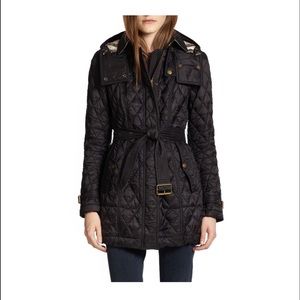 Burberry Finsbridge Belted Quilted Jacket